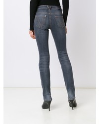 dunkelgraue enge Jeans von Versace Collection