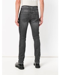 dunkelgraue enge Jeans von Neil Barrett