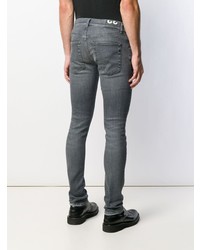 dunkelgraue enge Jeans von Dondup