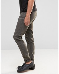 dunkelgraue enge Jeans von Asos