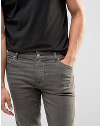 dunkelgraue enge Jeans von Asos