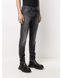 dunkelgraue enge Jeans von Diesel