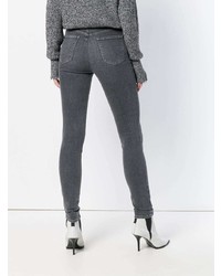 dunkelgraue enge Jeans von J Brand