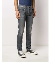 dunkelgraue enge Jeans von Dondup