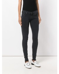 dunkelgraue enge Jeans von 7 For All Mankind