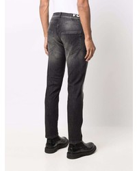 dunkelgraue enge Jeans von Dondup