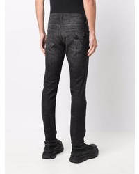 dunkelgraue enge Jeans von Philipp Plein