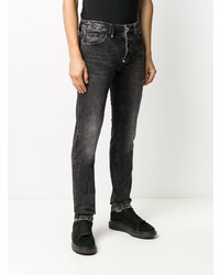 dunkelgraue enge Jeans von Philipp Plein