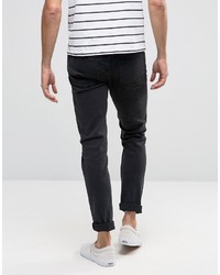 dunkelgraue enge Jeans von Cheap Monday