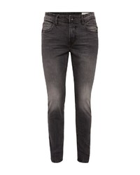 dunkelgraue enge Jeans von Tom Tailor Denim