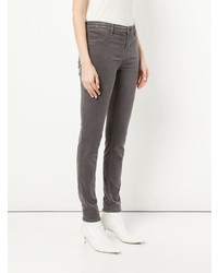 dunkelgraue enge Jeans von J Brand