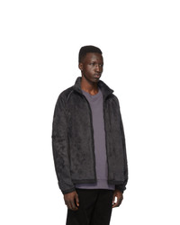 dunkelgraue Fleece-Bomberjacke von Norse Projects