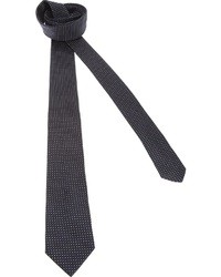 dunkelgraue gepunktete Krawatte von Dolce & Gabbana