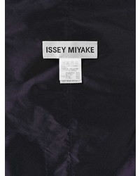 dunkelgraue gesteppte ärmellose Jacke von Issey Miyake Vintage
