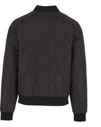 dunkelgraue gesteppte Bomberjacke von Urban Classics