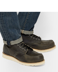 dunkelgraue Gummi Stiefel von Red Wing Shoes