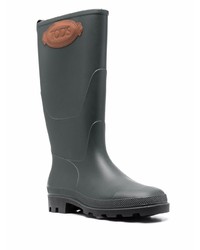 dunkelgraue Gummistiefel von Tod's