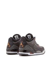 dunkelgraue hohe Sneakers aus Leder von Jordan