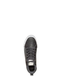 dunkelgraue hohe Sneakers von Converse