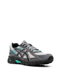 dunkelgraue hohe Sneakers von Asics