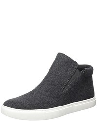 dunkelgraue hohe Sneakers von Kenneth Cole