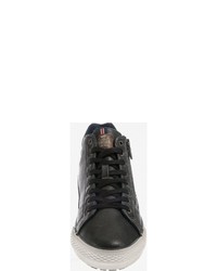 dunkelgraue hohe Sneakers von Mustang