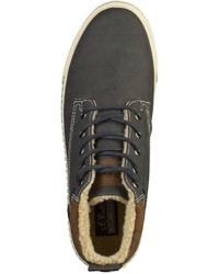 dunkelgraue hohe Sneakers von S.OLIVER RED LABEL