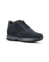 dunkelgraue hohe Sneakers von Hogan