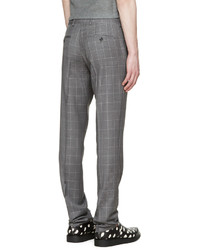 dunkelgraue Hose mit Schottenmuster von Paul Smith