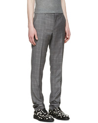 dunkelgraue Hose mit Schottenmuster von Paul Smith