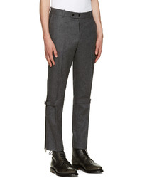 dunkelgraue Hose von Alexander McQueen