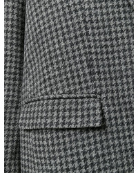 dunkelgraue Jacke mit Hahnentritt-Muster von Etoile Isabel Marant