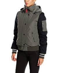 dunkelgraue Jacke