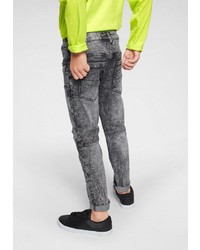 dunkelgraue Jeans mit Destroyed-Effekten von Arizona