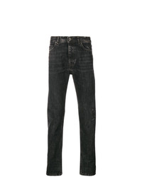 dunkelgraue Jeans mit Destroyed-Effekten von Diesel Black Gold