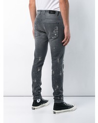 dunkelgraue Jeans mit Destroyed-Effekten von Represent