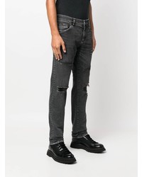 dunkelgraue Jeans mit Destroyed-Effekten von Dolce & Gabbana