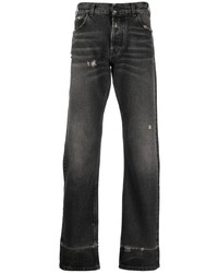 dunkelgraue Jeans mit Destroyed-Effekten von Marcelo Burlon County of Milan