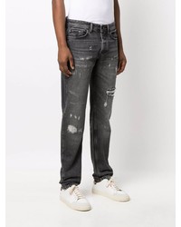 dunkelgraue Jeans mit Destroyed-Effekten von BOSS HUGO BOSS