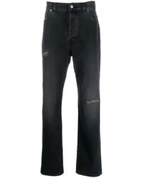 dunkelgraue Jeans mit Destroyed-Effekten von Missoni