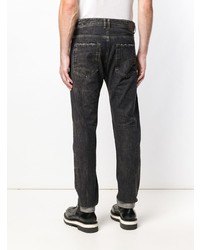 dunkelgraue Jeans mit Destroyed-Effekten von Diesel Black Gold