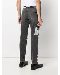 dunkelgraue Jeans mit Destroyed-Effekten von Dolce & Gabbana