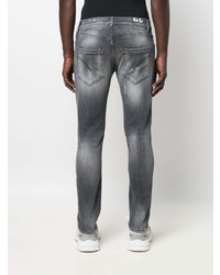 dunkelgraue Jeans mit Destroyed-Effekten von Dondup