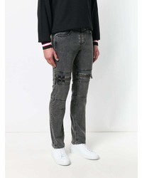 dunkelgraue Jeans mit Destroyed-Effekten von Versace Jeans
