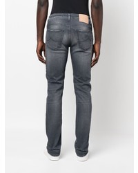 dunkelgraue Jeans mit Destroyed-Effekten von Jacob Cohen