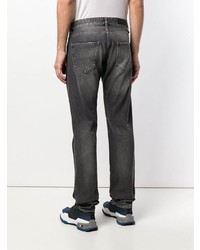 dunkelgraue Jeans mit Destroyed-Effekten von Philipp Plein