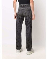 dunkelgraue Jeans mit Destroyed-Effekten von Just Cavalli