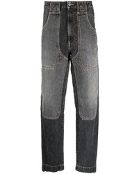 dunkelgraue Jeans mit Flicken von Diesel
