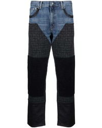 dunkelgraue Jeans mit Flicken von Junya Watanabe MAN