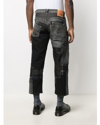 dunkelgraue Jeans mit Flicken von Junya Watanabe MAN